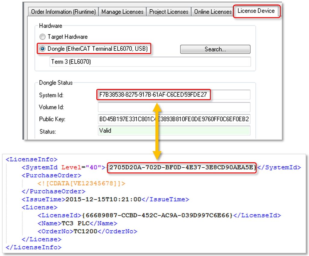 TwinCAT 3 license dongle 3: