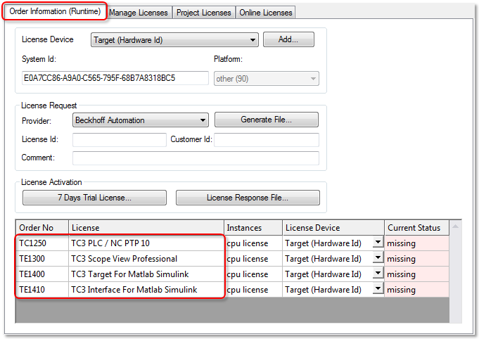 Creating License Request Files 4: