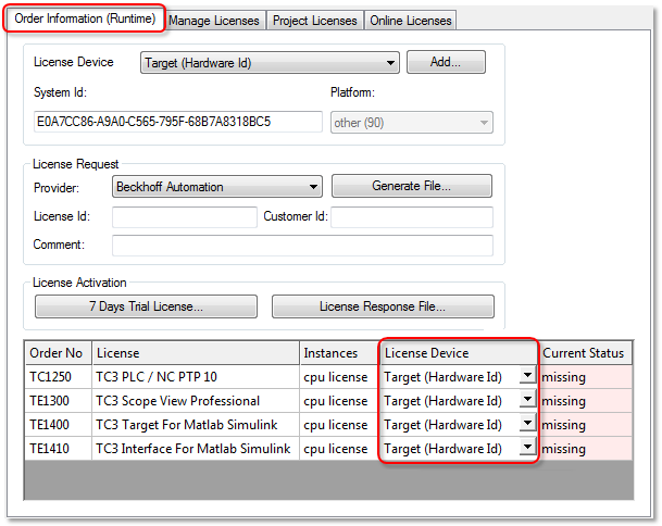 Creating License Request Files 8: