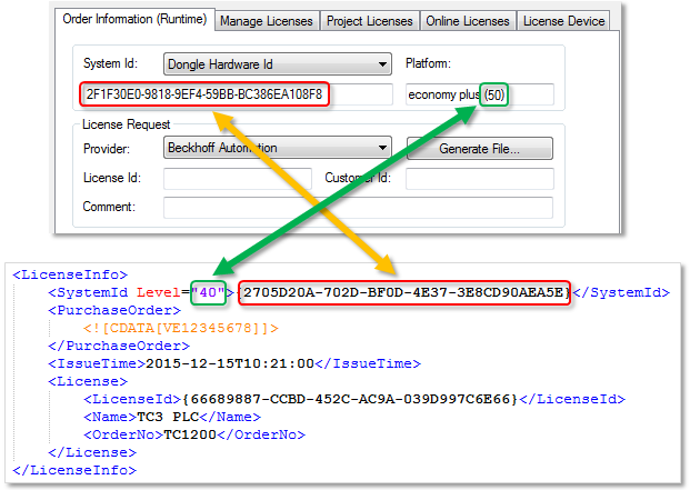 License Response File 1: