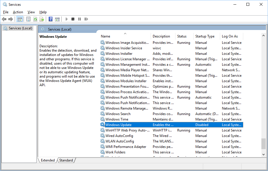 Update Windows Defender and perform a scan 2:
