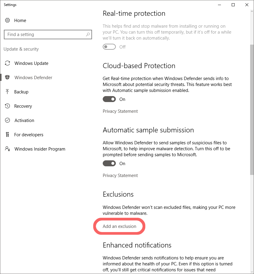 Determining monitoring exceptions 2: