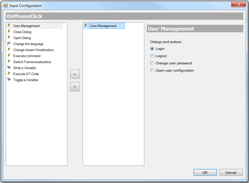Input configuration 1: