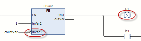 Programming in the Ladder editor 7: