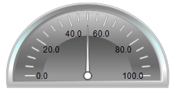 Pointer instrument 180° 1: