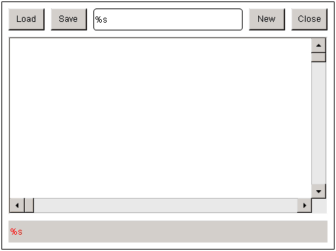 Configuration of a text editor 1: