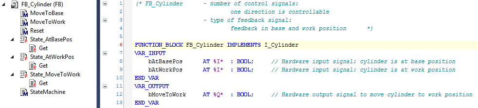 Object-oriented program for controlling a sorting plant 4: