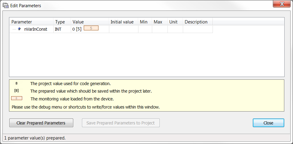CFC editor in online mode 6: