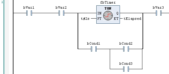 Closed line branch 1: