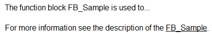 Inline hyperlinks 1: