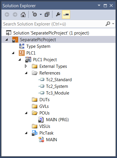 Creating a stand-alone PLC Project 1: