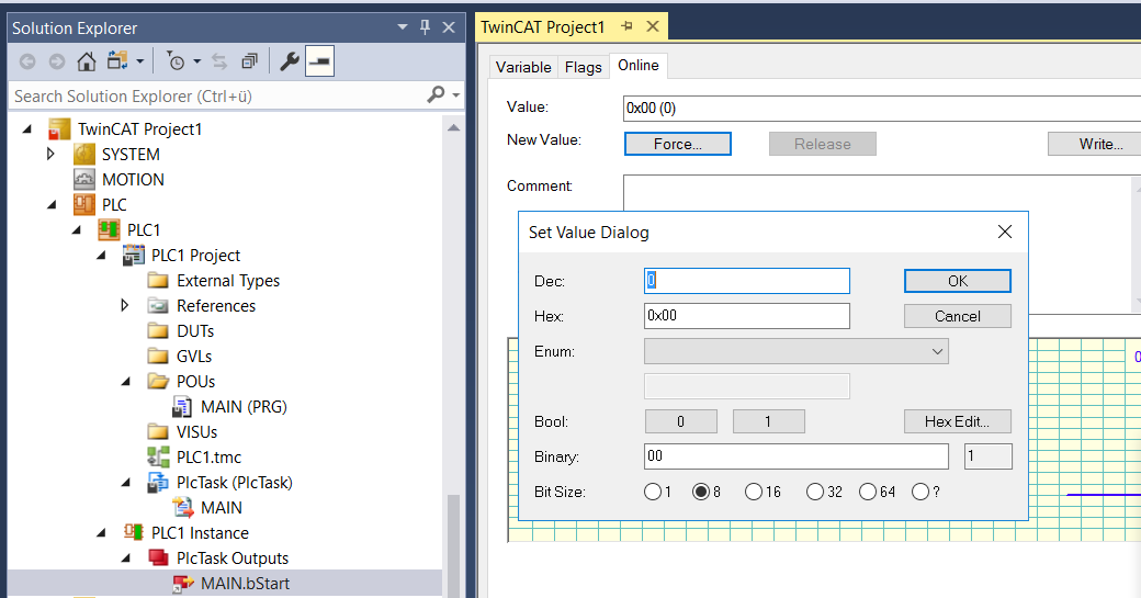 Forcing and Writing Variables Values 3: