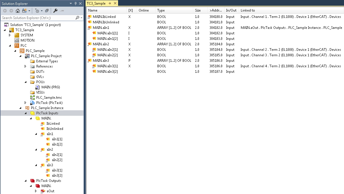 TwinCAT 3.1 Build 4024 1: