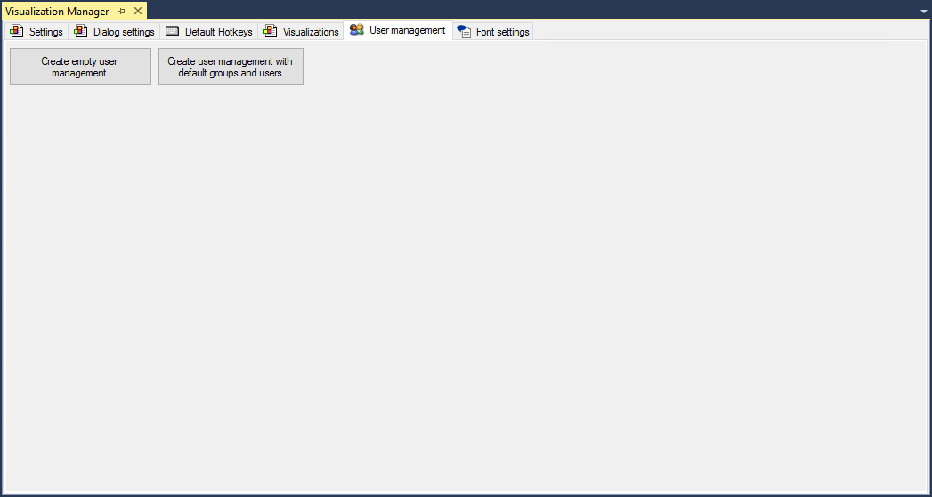 User management 2: