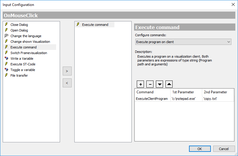 Input configuration 13: