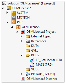 Displaying the object protection status 1: