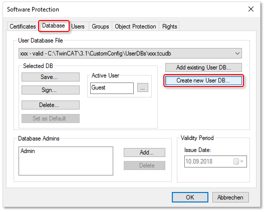 Creating a user database  4: