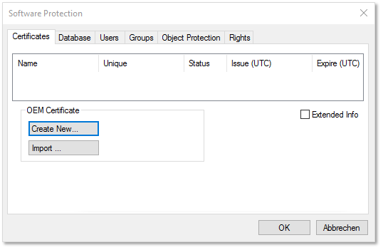 Creating the "OEM Certificate Request File" 4: