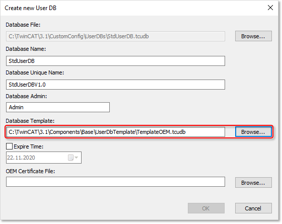 Creating a user database  6: