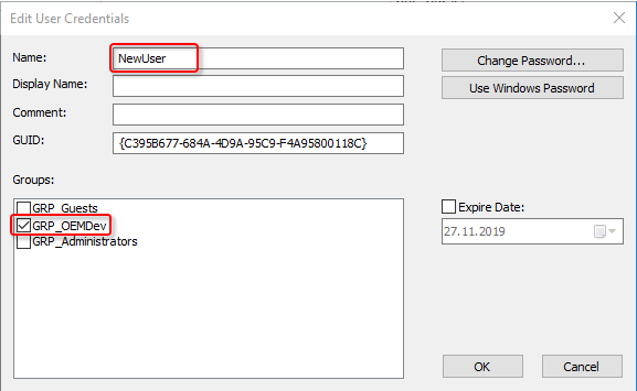Adding users to a group 3: