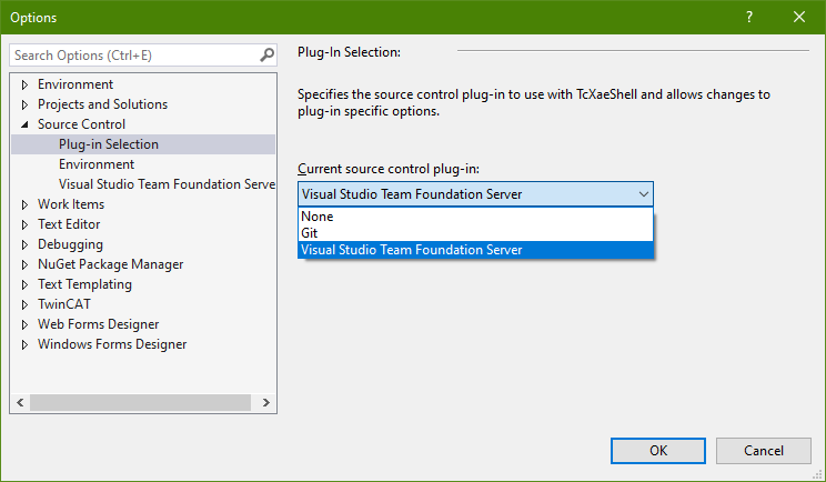 Configuration of the Source Control Client 2: