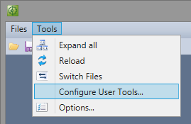 Selection of the Compare Tool 2: