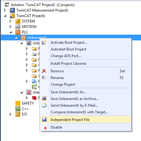 Project settings 3: