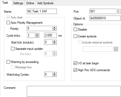 SAF task 1: