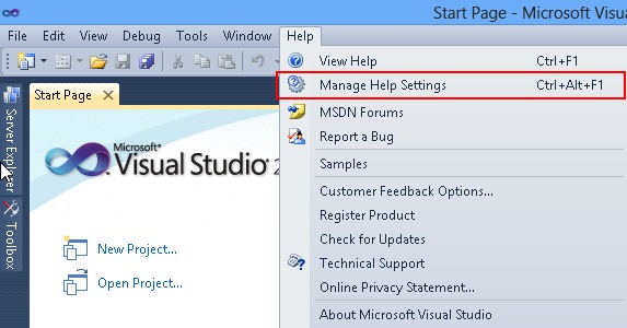 Update in Visual Studio 2010 1: