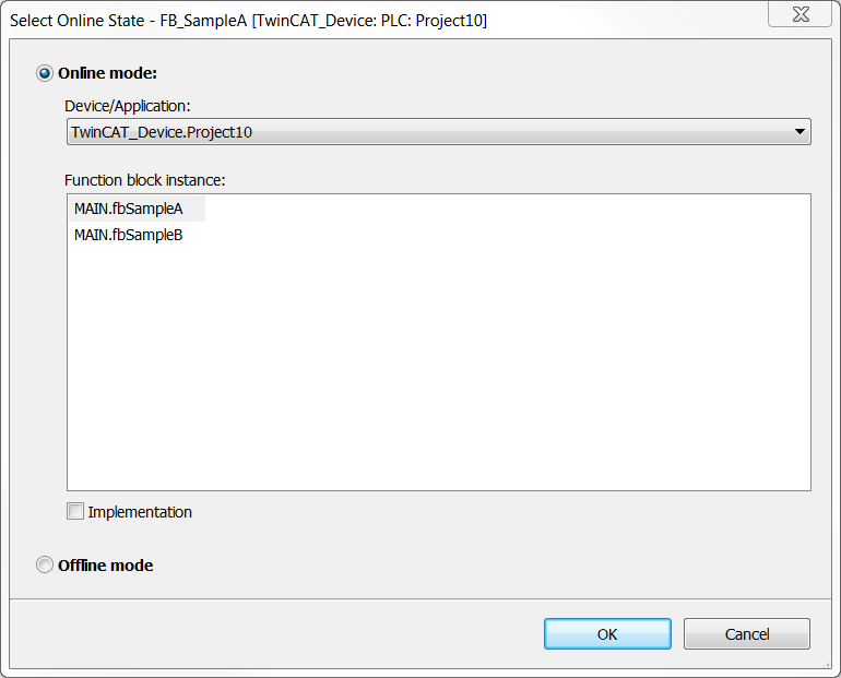 Command Open object 2: