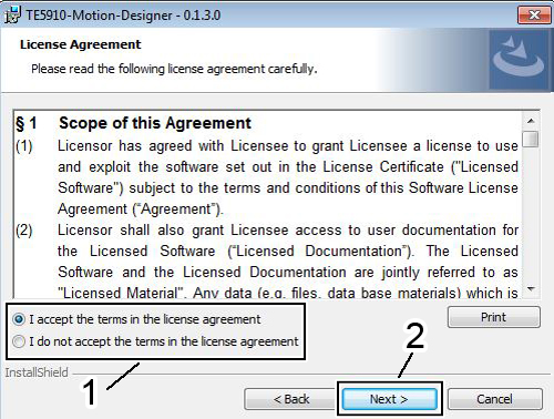 Installing TC3 Motion Designer 3: