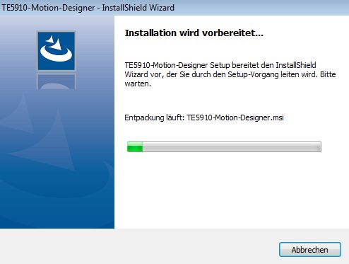 Installing TC3 Motion Designer 7: