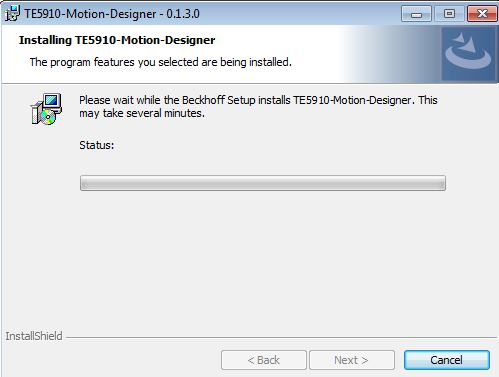 Installing TC3 Motion Designer 8: