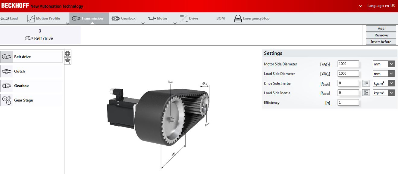 Transmission element 2: