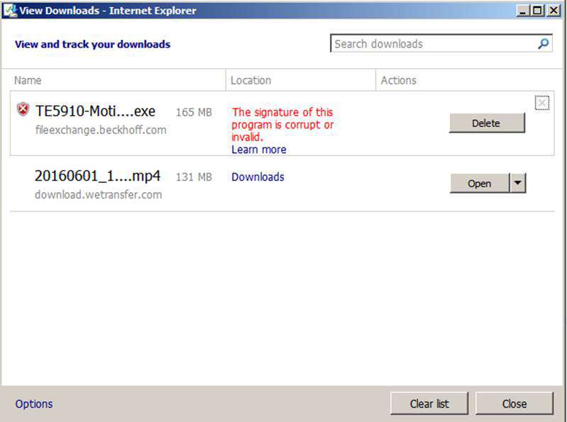 Error Messages 1: