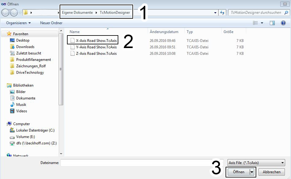 Opening a saved file 3: