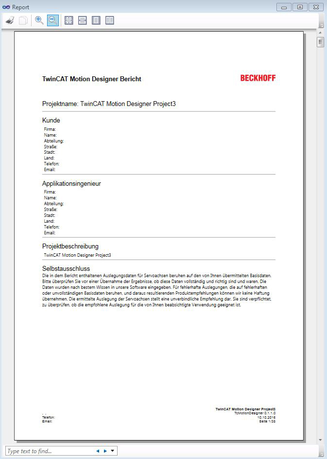 Creating a report 3: