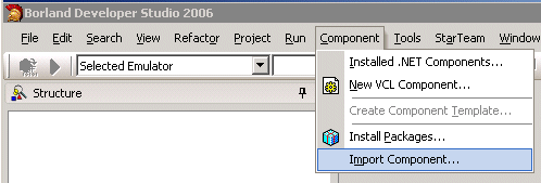 Linking to Borland Developer Studio 2006 (VCL for Delphi Win32) 1: