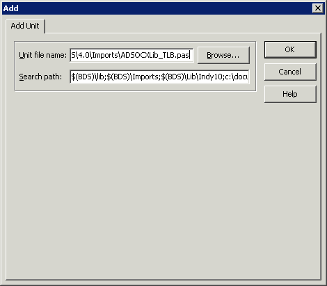 Linking to Borland Developer Studio 2006 (VCL for Delphi Win32) 10: