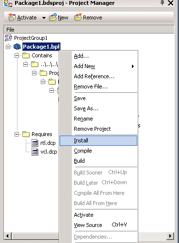 Linking to Borland Developer Studio 2006 (VCL for Delphi Win32) 12: