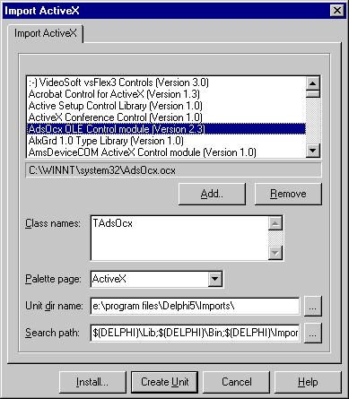 Implement in Delphi 3,4,5,6,7, ... (classic) 2: