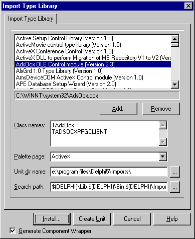 Implement in Delphi 3,4,5,6,7, ... (classic) 9: