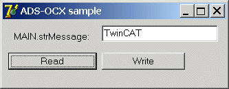 Write string to PLC or read array from PLC 1: