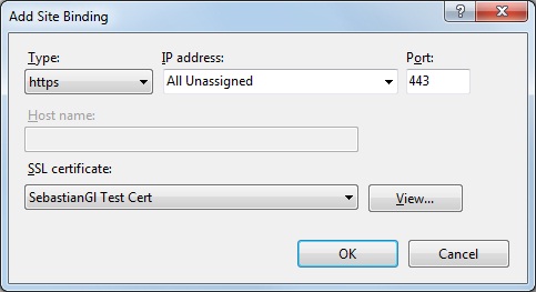 Configuration of SSL/TLS and NTLM Authentification for the TwinCAT ADS WebServices on Windows 7 11: