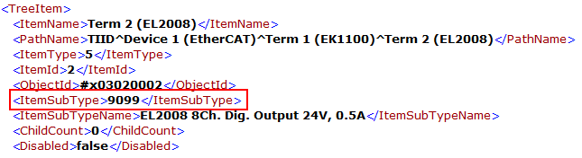 ITcSmTreeItem Item Sub Types 2: