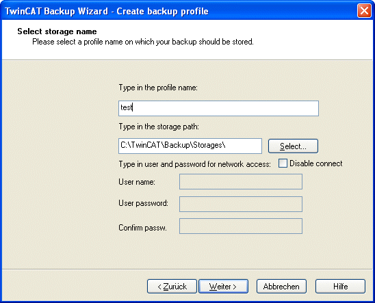 Configuration options 2: