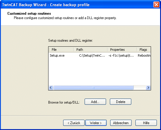 Configuration options 7: