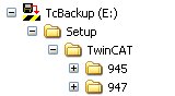 Installing TwinCAT during a restore process 1: