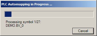 Example: PLC automapping 7: