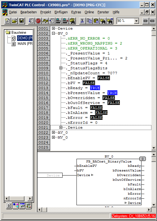 Example: PLC automapping 9: